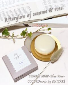 Afterglow of sesame & rose.