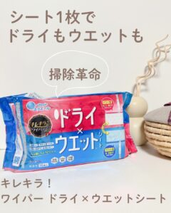 シート1枚でドライもウエットも